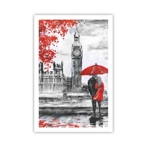 Affiche - Poster - Amoureux de Londres - 61x91 cm