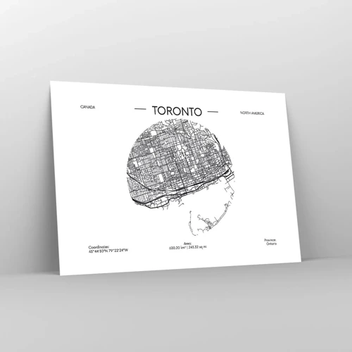 Affiche - Poster - Anatomie de Toronto - 100x70 cm