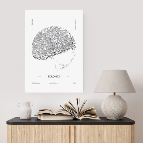 Affiche - Poster - Anatomie de Toronto - 30x40 cm