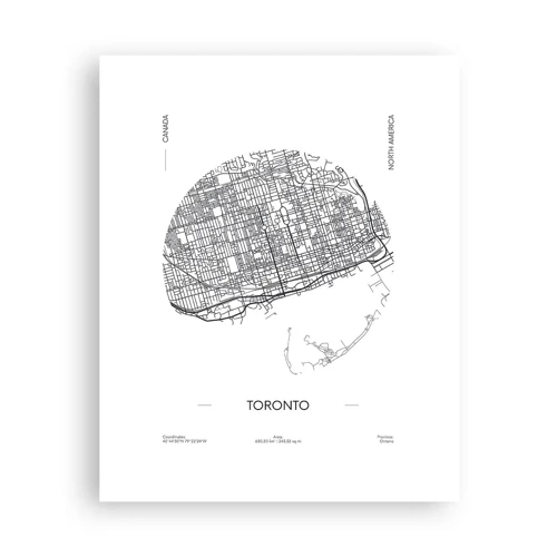 Affiche - Poster - Anatomie de Toronto - 40x50 cm