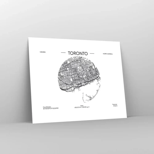 Affiche - Poster - Anatomie de Toronto - 50x40 cm