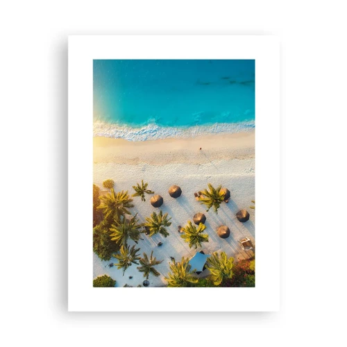 Affiche - Poster - Bienvenue au paradis - 30x40 cm