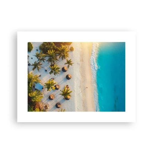 Affiche - Poster - Bienvenue au paradis - 40x30 cm