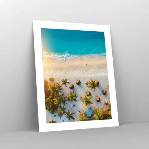 Affiche - Poster - Bienvenue au paradis - 40x50 cm