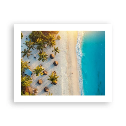 Affiche - Poster - Bienvenue au paradis - 50x40 cm