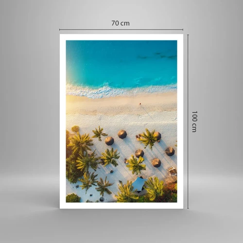 Affiche - Poster - Bienvenue au paradis - 70x100 cm