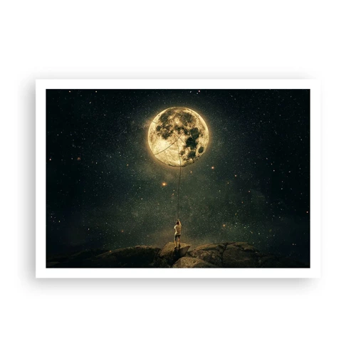 Affiche - Poster - Celui qui a volé la lune - 100x70 cm