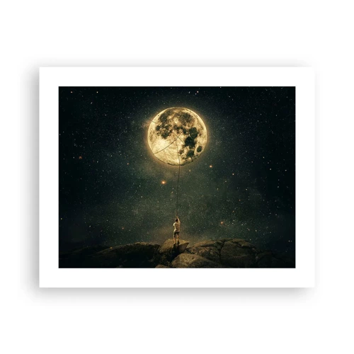 Affiche - Poster - Celui qui a volé la lune - 50x40 cm