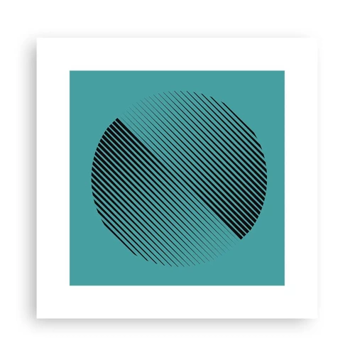 Affiche - Poster - Cercle – une variation géométrique - 30x30 cm