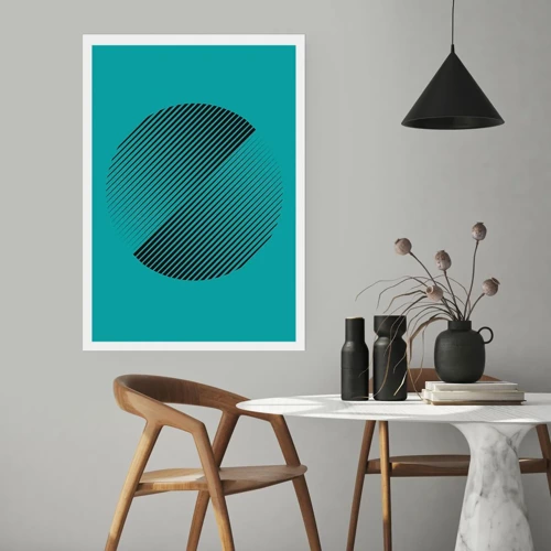 Affiche - Poster - Cercle – une variation géométrique - 40x50 cm