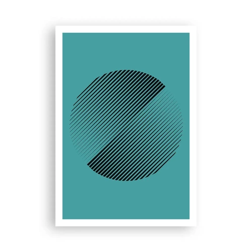 Affiche - Poster - Cercle – une variation géométrique - 70x100 cm