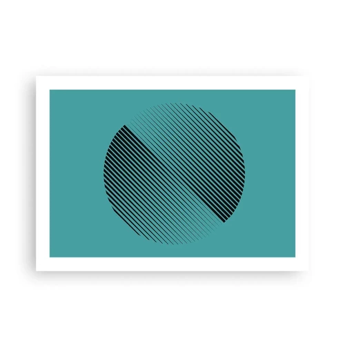 Affiche - Poster - Cercle – une variation géométrique - 70x50 cm