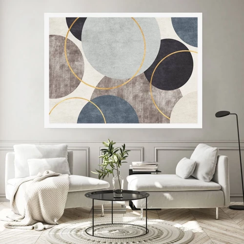 Affiche - Poster - Cercles sur cercles - 70x50 cm