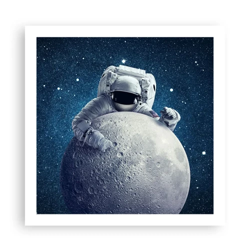 Affiche - Poster - Comique de l'espace - 60x60 cm