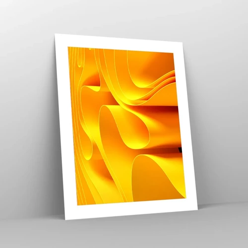 Affiche - Poster - Comme les vagues du soleil - 40x50 cm