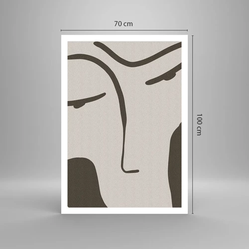 Affiche - Poster - Comme un tableau de Modigliani - 70x100 cm