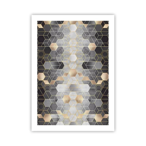 Affiche - Poster - Composition de diamants - 50x70 cm