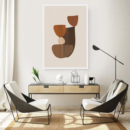 Affiche - Poster - Composition de marrons - 30x40 cm