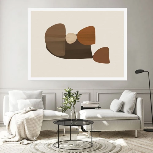 Affiche - Poster - Composition de marrons - 40x30 cm