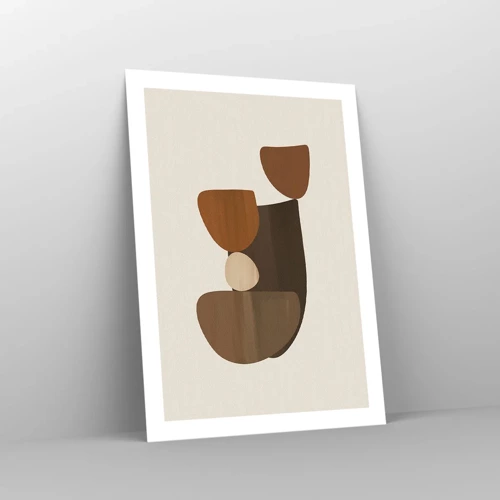 Affiche - Poster - Composition de marrons - 50x70 cm