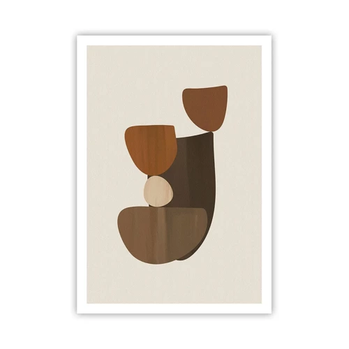 Affiche - Poster - Composition de marrons - 70x100 cm