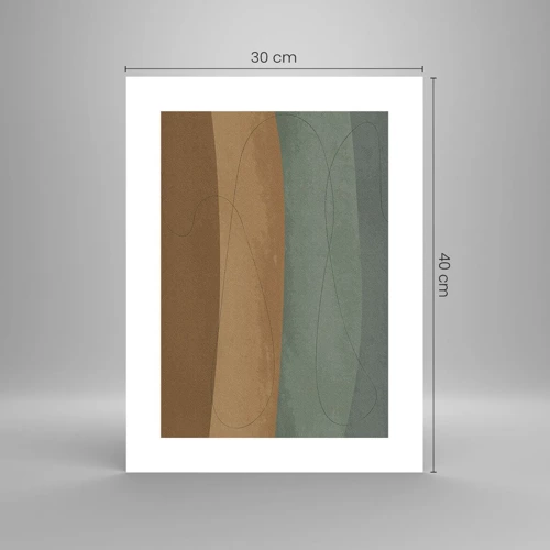 Affiche - Poster - Composition horizontale - 30x40 cm