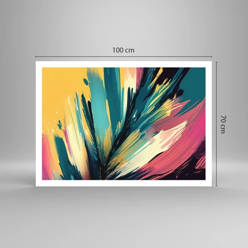 Affiche - Poster - Composition – une explosion de joie - 100x70 cm