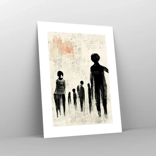 Affiche - Poster - Contre la solitude - 30x40 cm