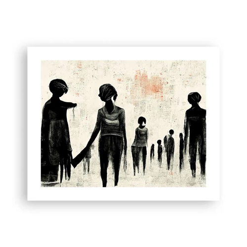 Affiche - Poster - Contre la solitude - 50x40 cm