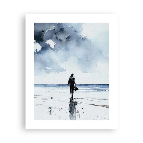 Affiche - Poster - Conversation avec la mer - 40x50 cm