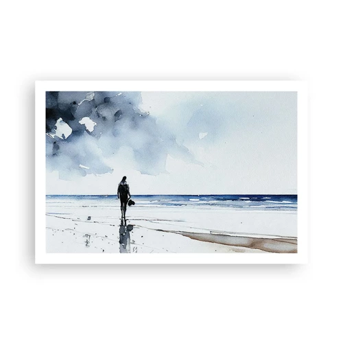 Affiche - Poster - Conversation avec la mer - 91x61 cm