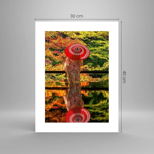 Affiche - Poster - Dans le temple de la nature - 30x40 cm