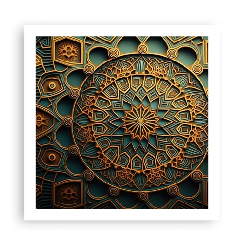 Affiche - Poster - Dans une ambiance arabe - 60x60 cm