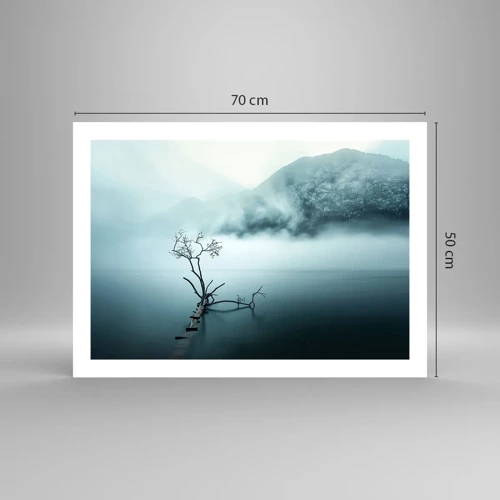 Affiche - Poster - D'eau et de brouillard - 70x50 cm
