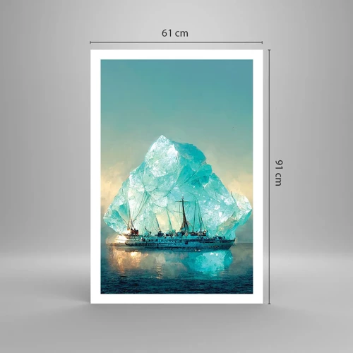 Affiche - Poster - Diamant arctique - 61x91 cm