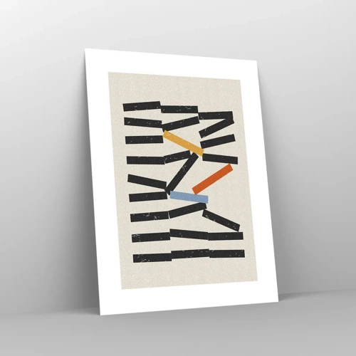 Affiche - Poster - Dominos – composition - 30x40 cm