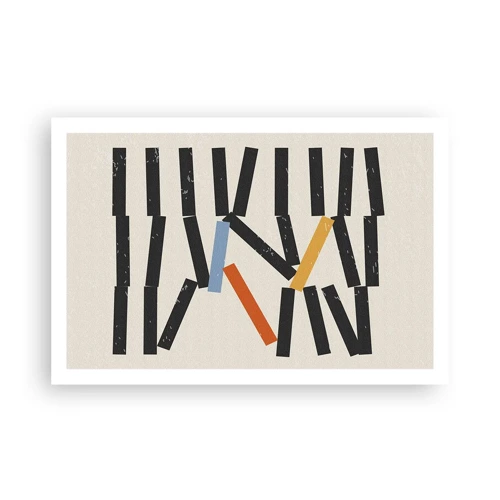 Affiche - Poster - Dominos – composition - 91x61 cm