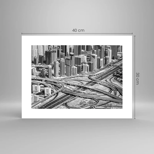 Affiche - Poster - Dubaï - la ville impossible - 40x30 cm