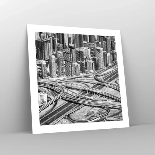 Affiche - Poster - Dubaï - la ville impossible - 50x50 cm