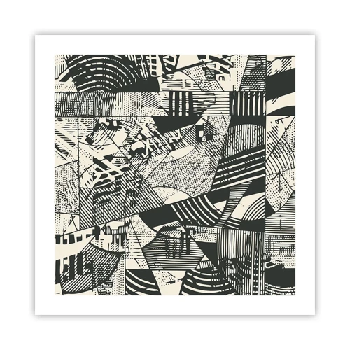 Affiche - Poster - Dynamique du modernisme - 50x50 cm