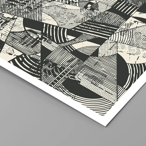 Affiche - Poster - Dynamique du modernisme - 50x50 cm