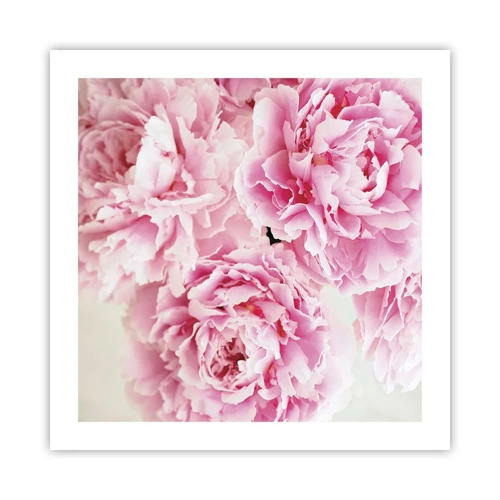 Affiche - Poster - En glamour rose - 50x50 cm