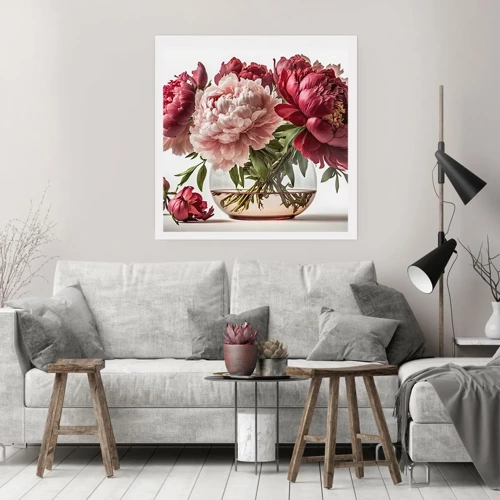 Affiche - Poster - En pleine floraison de beauté - 40x40 cm