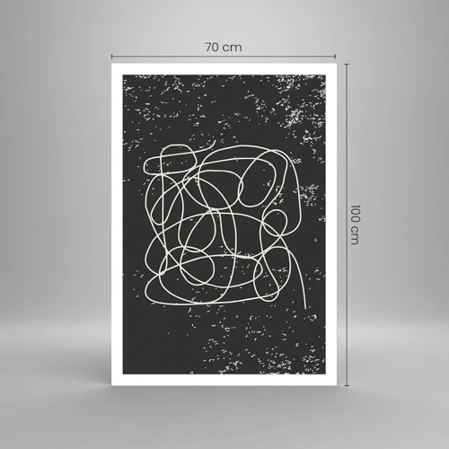 Affiche - Poster - Errance des pensées - 70x100 cm