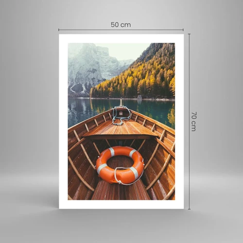 Affiche - Poster - Escapade en montagne - 50x70 cm