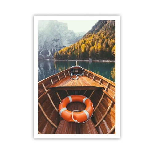 Affiche - Poster - Escapade en montagne - 70x100 cm