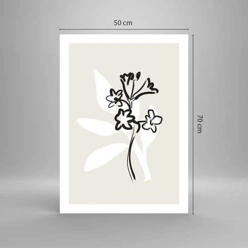 Affiche - Poster - Esquisse pour l'herbier - 50x70 cm