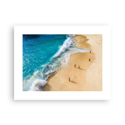 Affiche - Poster - Et ensuite le soleil, la plage… - 40x30 cm