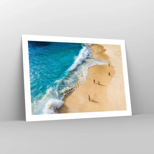 Affiche - Poster - Et ensuite le soleil, la plage… - 70x50 cm