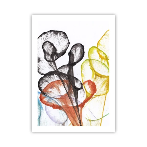 Affiche - Poster - Fleurs avec une âme - 50x70 cm